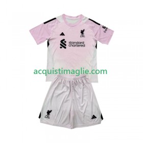 Divisa di Calcio Liverpool Portiere Bambino Terza 2025/2026